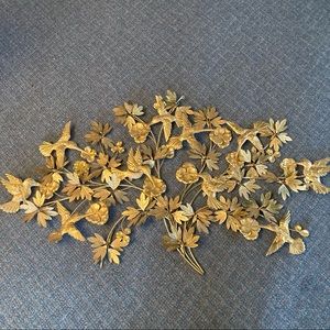 Hummingbird vintage wall decor